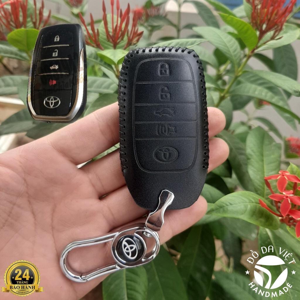 Bao Da Chìa Khóa Ô tô Toyota Camry, Fortuner , Da Bò nhập khẩu
