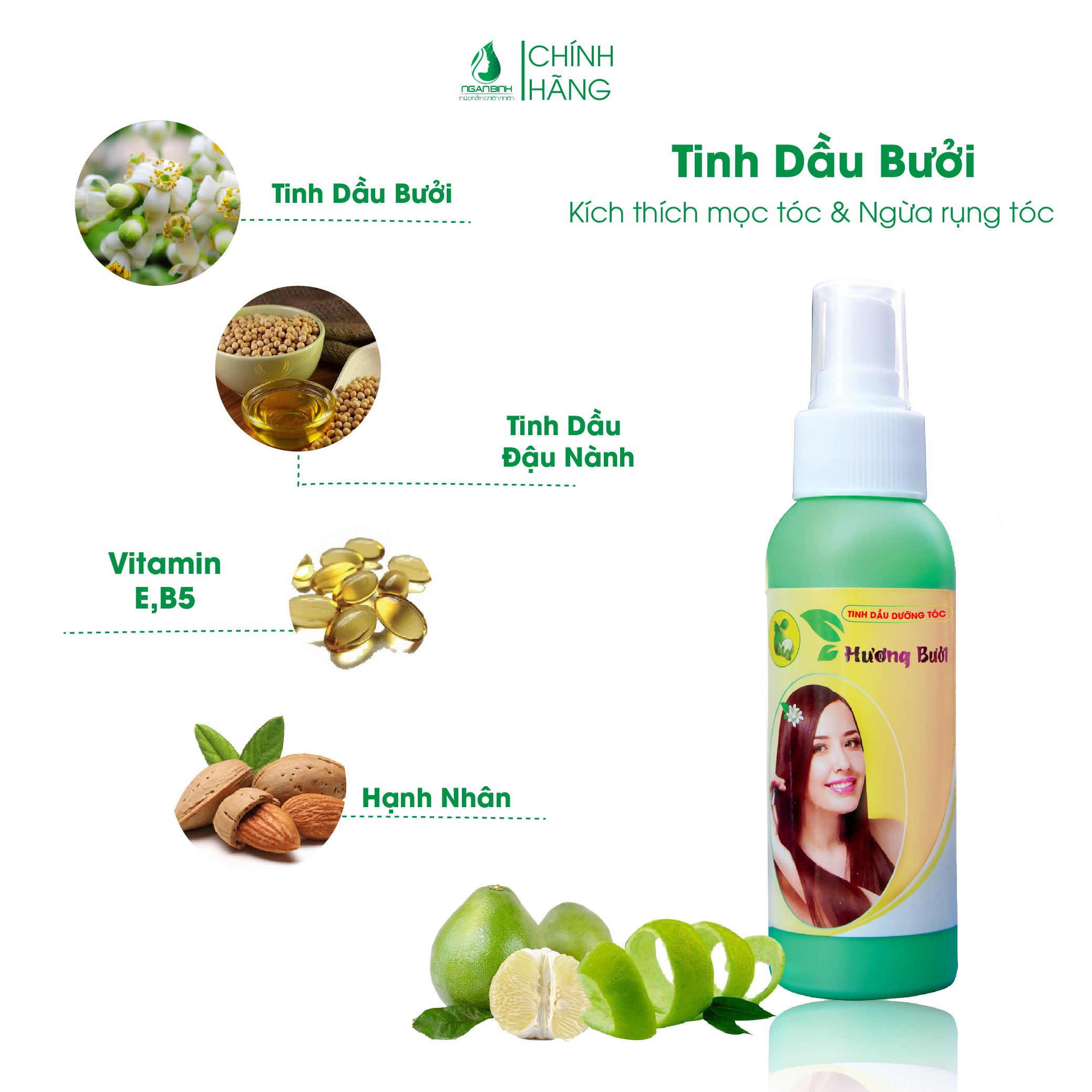 TINH DẦU DƯỠNG TÓC HƯƠNG BƯỞI