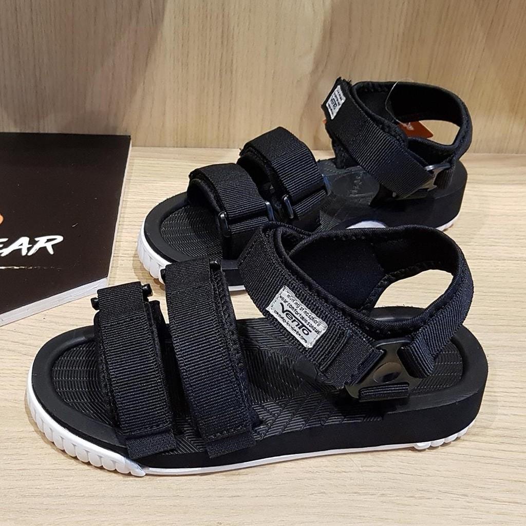 Giày Sandal Vento Unisex 3 Quai SD9801 Đen