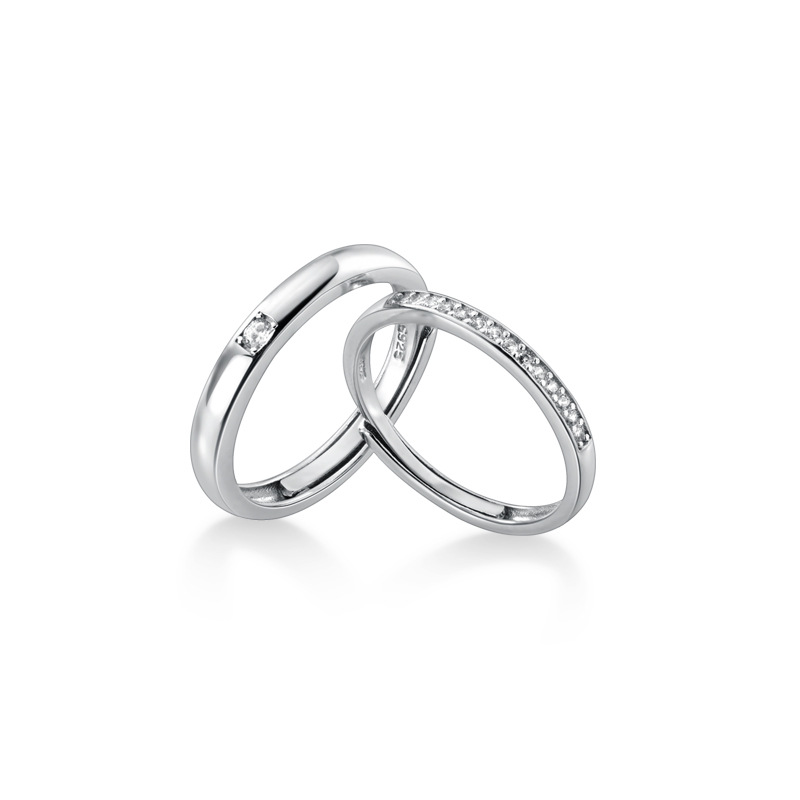 Nhẫn Đôi Bạc S925, Nhẫn Cặp Đôi Nam Nữ, Nhẫn Đôi Nam Nữ Bằng Bạc S925, Nhẫn Cặp Nam, Nhẫn Cặp Nữ - ND2768 - Bảo Ngọc Jewelry
