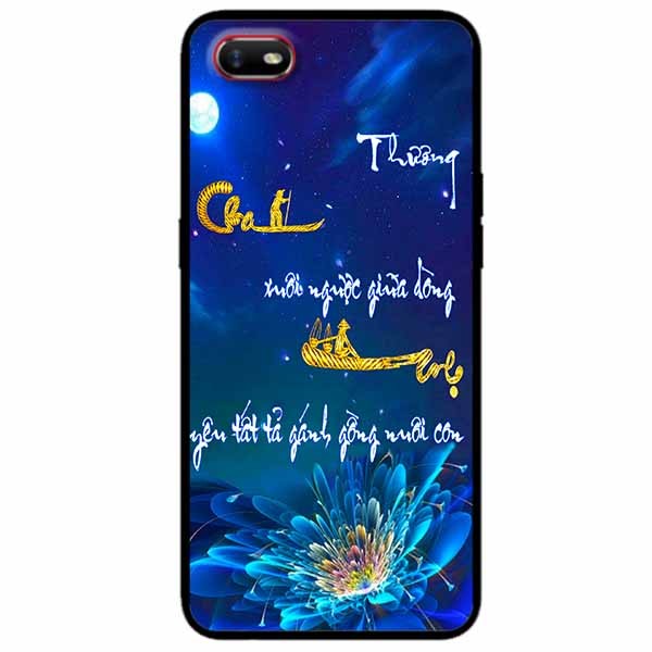 Ốp lưng in cho Realme C2 Mẫu Thư Pháp Cha Mẹ