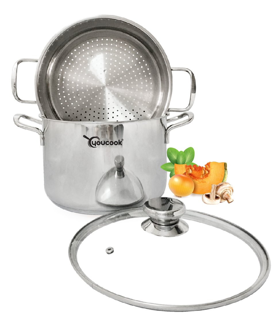 Bộ Nồi Xững Inox 3 Đáy Cao Cấp You Cook YCST24-3L