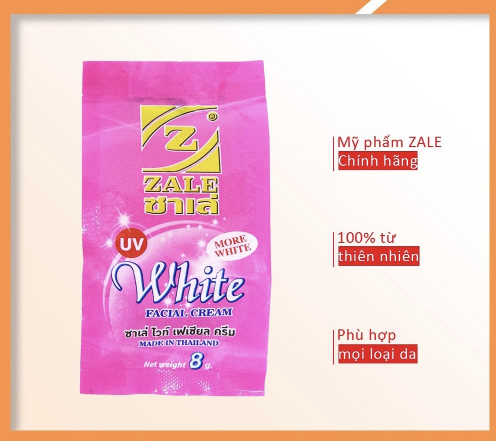 KEM DƯỠNG TRẮNG DA ZALE HỒNG 8G - NHẬP KHẨU - THÙNG 12 HÔP 288 HỦ