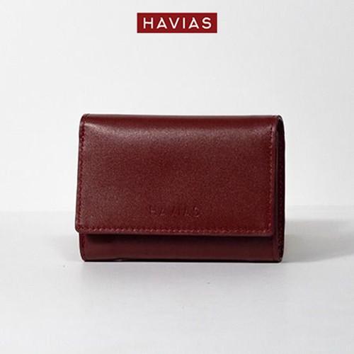 Ví gấp Heart3 Mini Handcrafted Wallet HAVIAS - Đỏ
