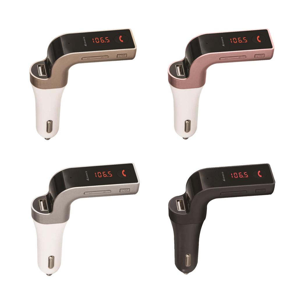 Car G7 Bluetooth FM Transmitter  Wireless Hands Free Modulator
