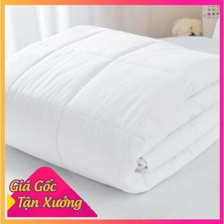 Chăn chần bông Trắng Trơn