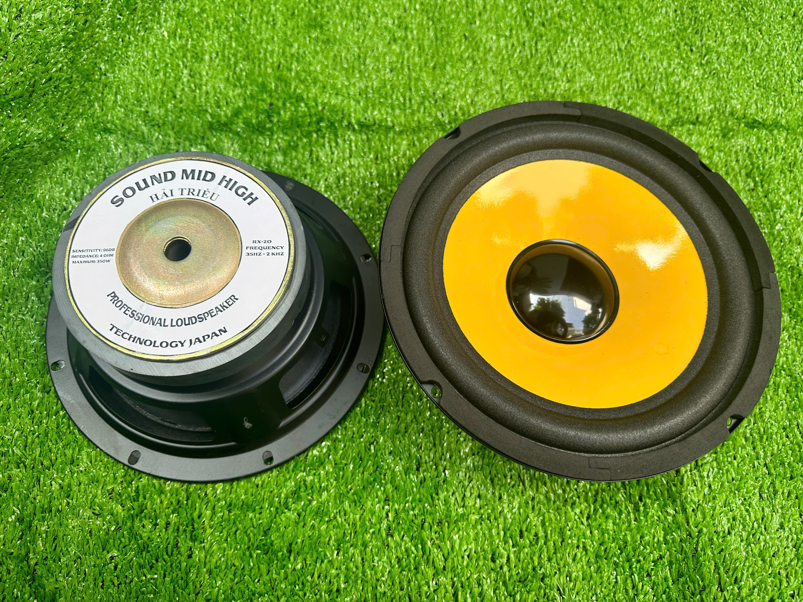 CỦ LOA BASS RỜI 20 TỪ LỚN HÀNG CHÍNH HÃNG HẢI TRIỀU COIL 38 TỪ 126 MÀN VÀNG (GIÁ 1 CÁI)