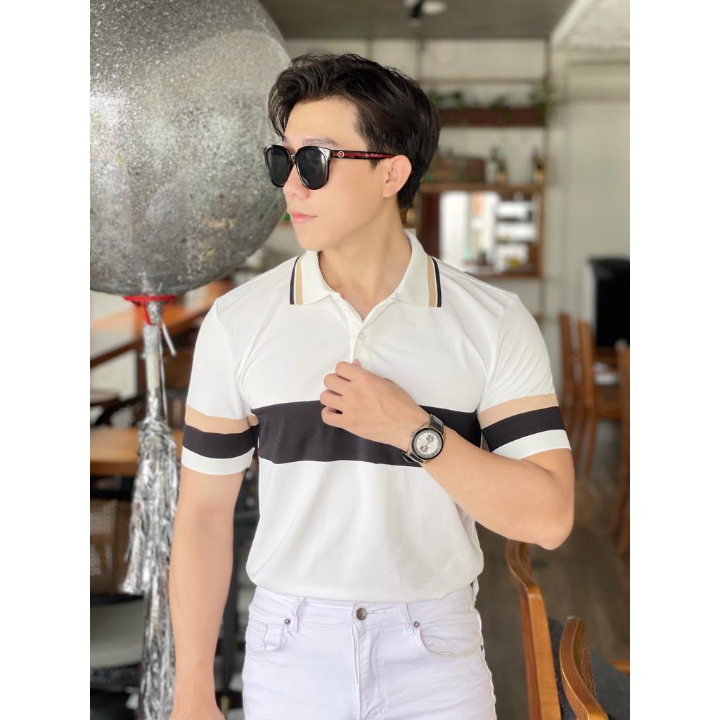 ÁO THUN NAM CỔ TRỤ TAY NGẮN CHẤT THUN COTTON CO GIÃN ĐẶC BIỆT MỀM MỊN - THOÁNG MÁT DỄ CHỊU