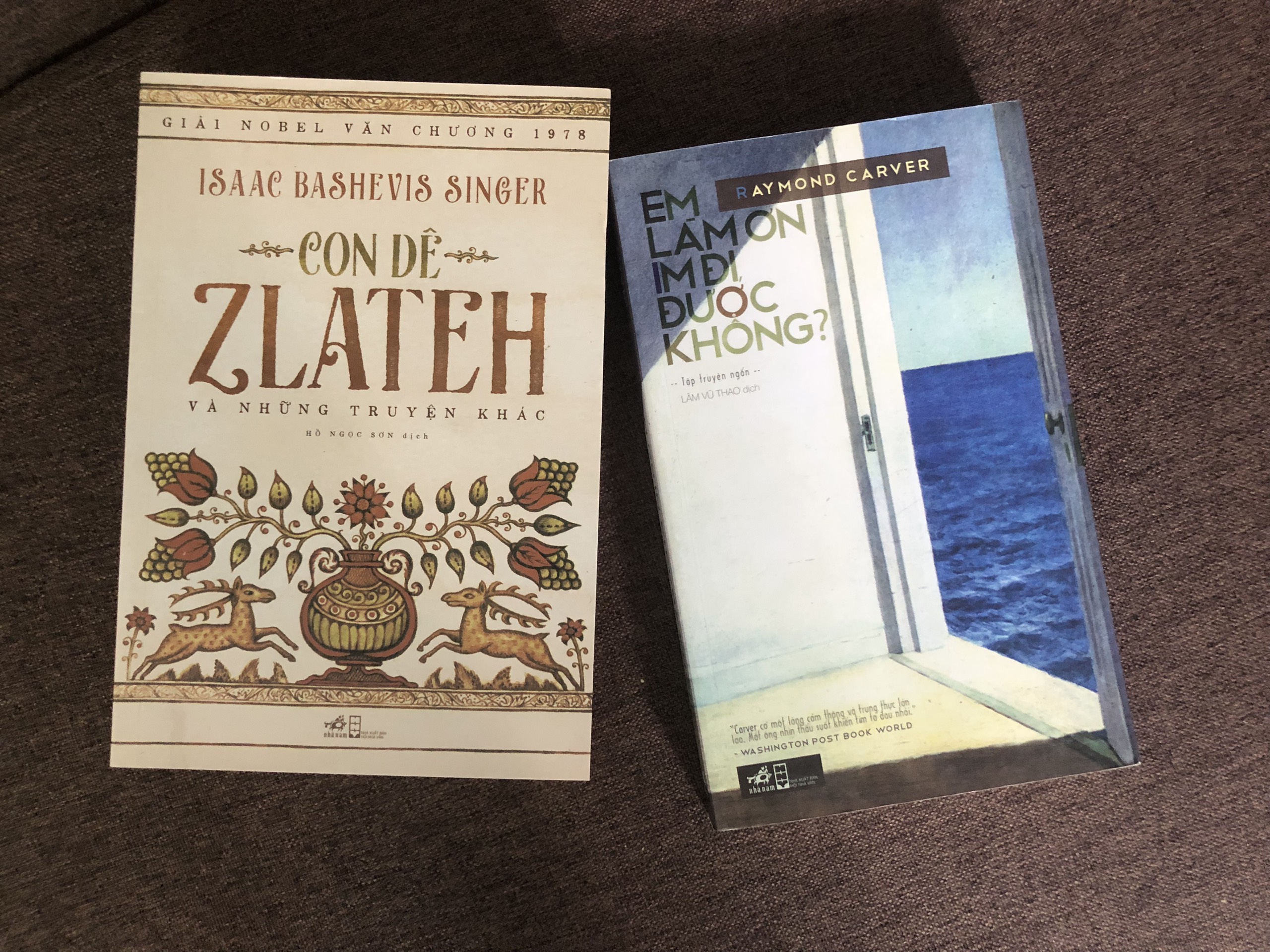 Combo EM LÀM ƠN IM ĐI ĐƯỢC KHÔNG (Raymond Carver) + CON DÊ ZLATEH VÀ NHỮNG TRUYỆN KHÁC (Isaac Bashervis Singer)