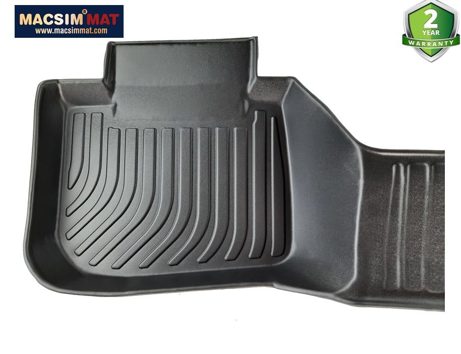 Thảm lót sàn xe Subaru outback 2015-2019 Nhãn hiệu Macsim chất liệu nhựa TPV cao cấp màu đen