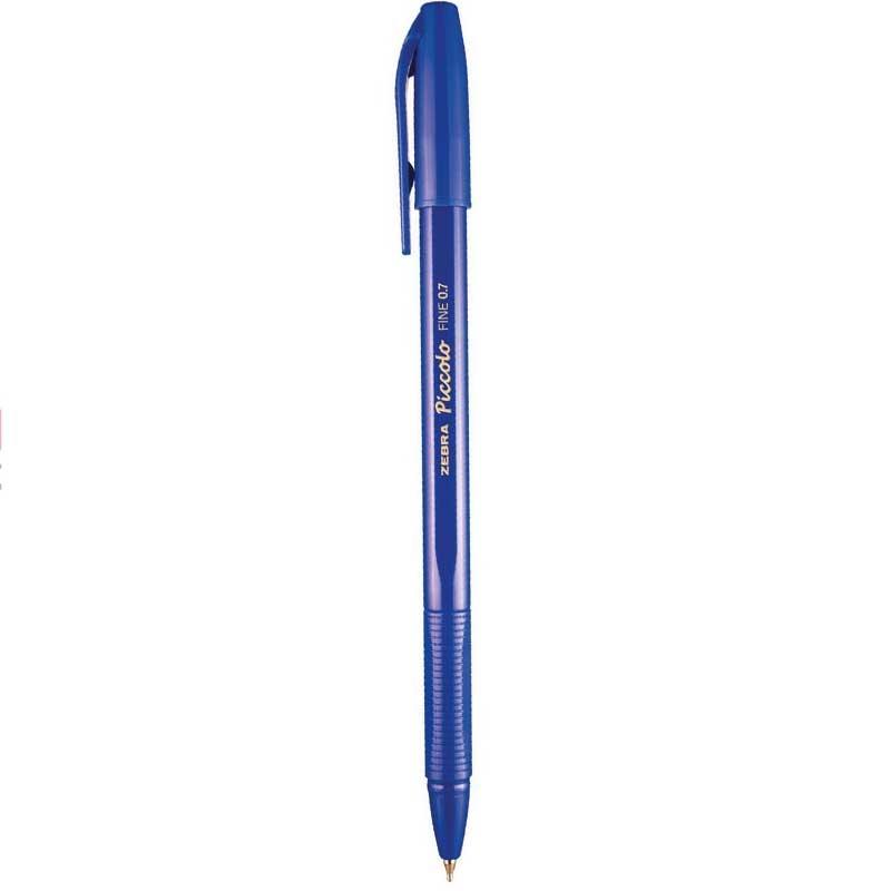 Viết Bi Zebra Piccolo 0.7mm - Màu Xanh