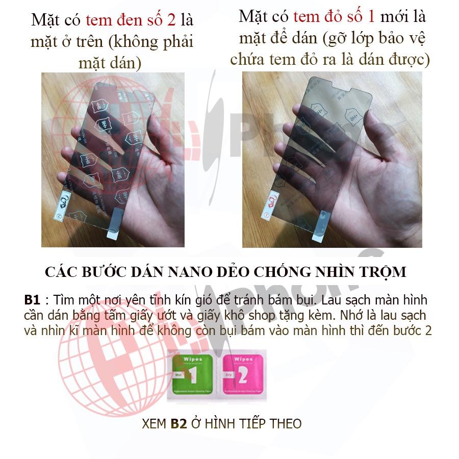 Dán chống nhìn trộm cho Xiaomi Poco M5 - Dán nano dẻo