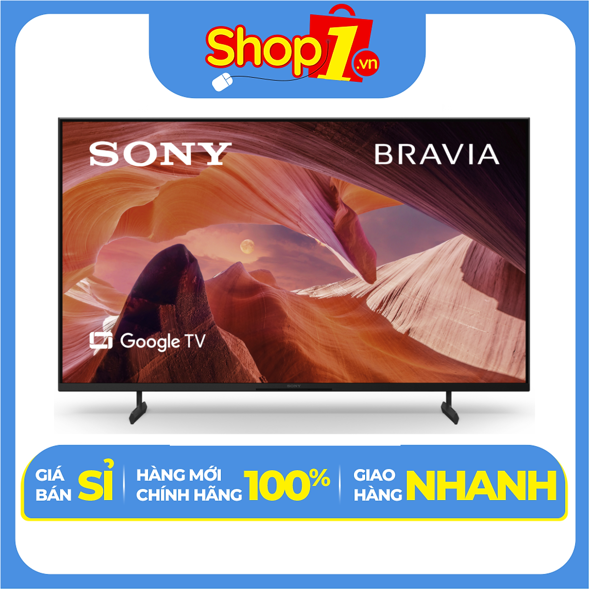 Google Tivi Sony 4K 65 inch KD-65X80L - Hàng Chính Hãng - Chỉ Giao Hà Nội