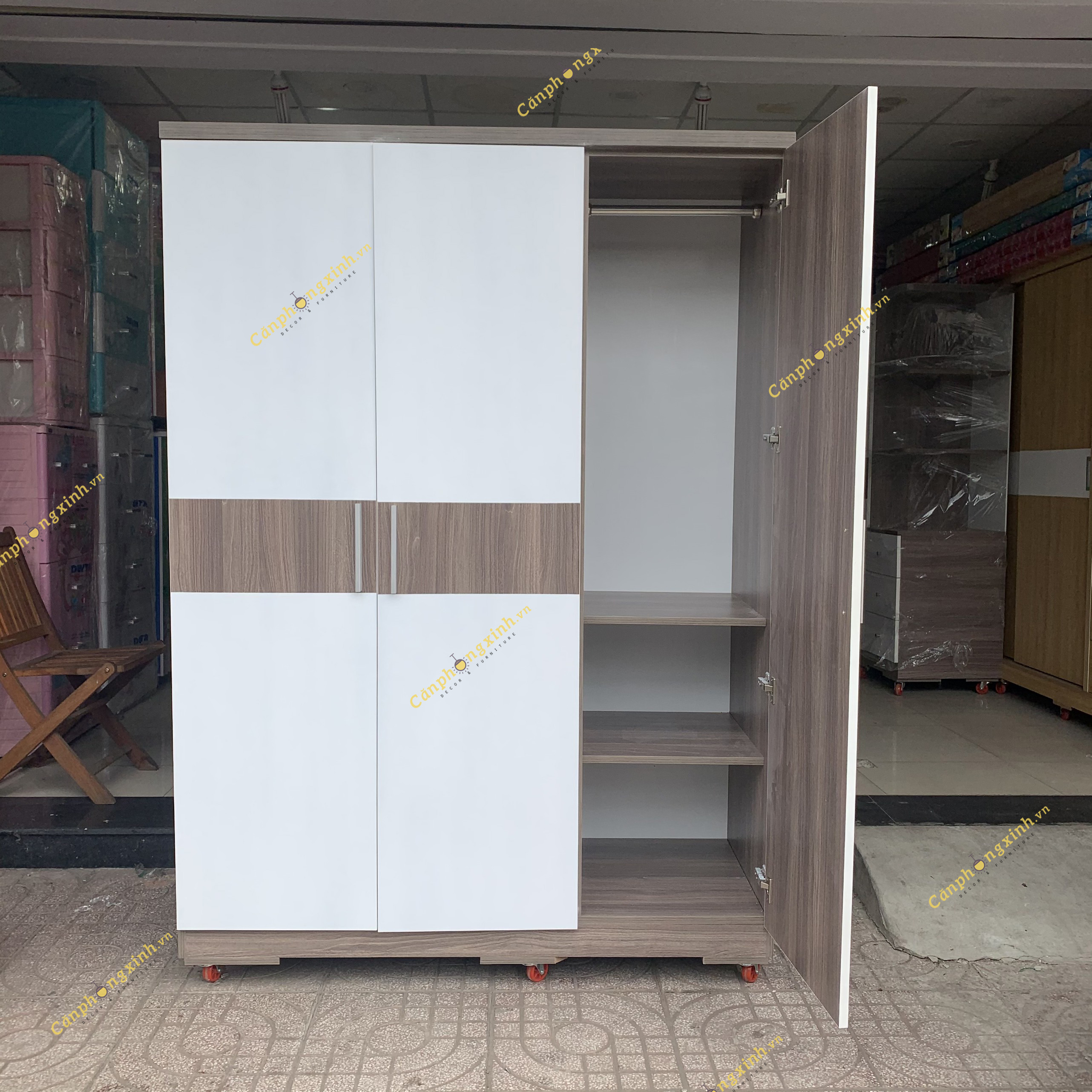 Tủ áo cánh mở gỗ MDF CPX-T30