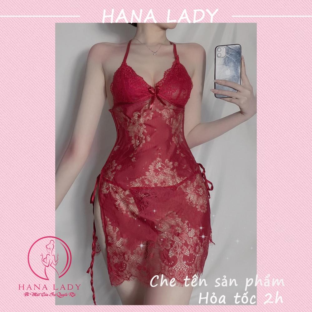 Mua Váy ngủ sexy 2 dây ren cho nữ quyến rũ gợi cảm hở lưng khêu gợi VA18   Tiki