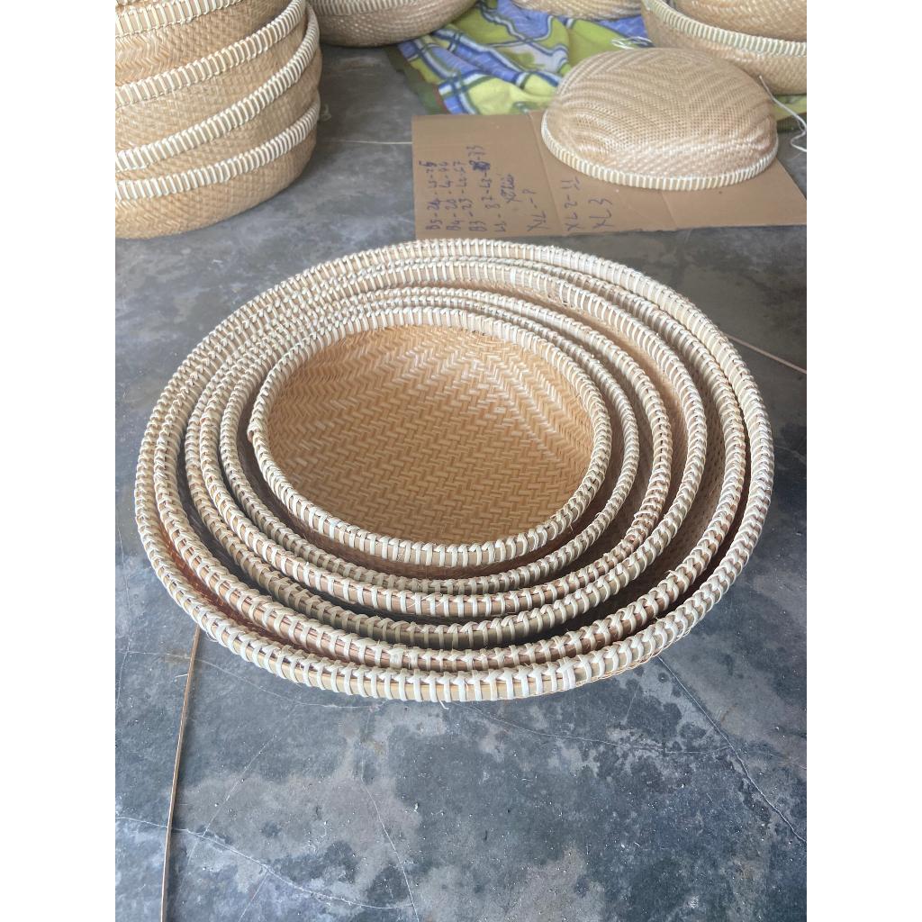 Rổ tre đựng rau, trái cây- hàng chất lượng cao- Rổ tre decor bếp
