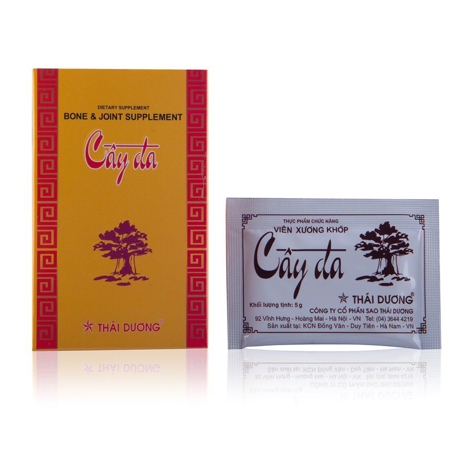 Thực phẩm bảo vệ sức khỏe VIÊN XƯƠNG KHỚP CÂY ĐA HỘP 10 GÓI - Giảm đau xương khớp