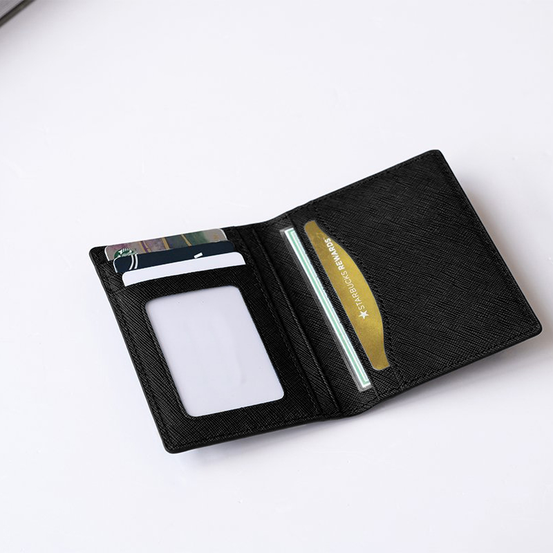 VÍ MINI ĐỰNG THẺ Bóp Nhỏ Gọn Cardholder COSY Da Saffiano Nhập Khẩu Nam Nữ Cao Cấp Chống Thấm Nước Thương Hiệu DOLANTO