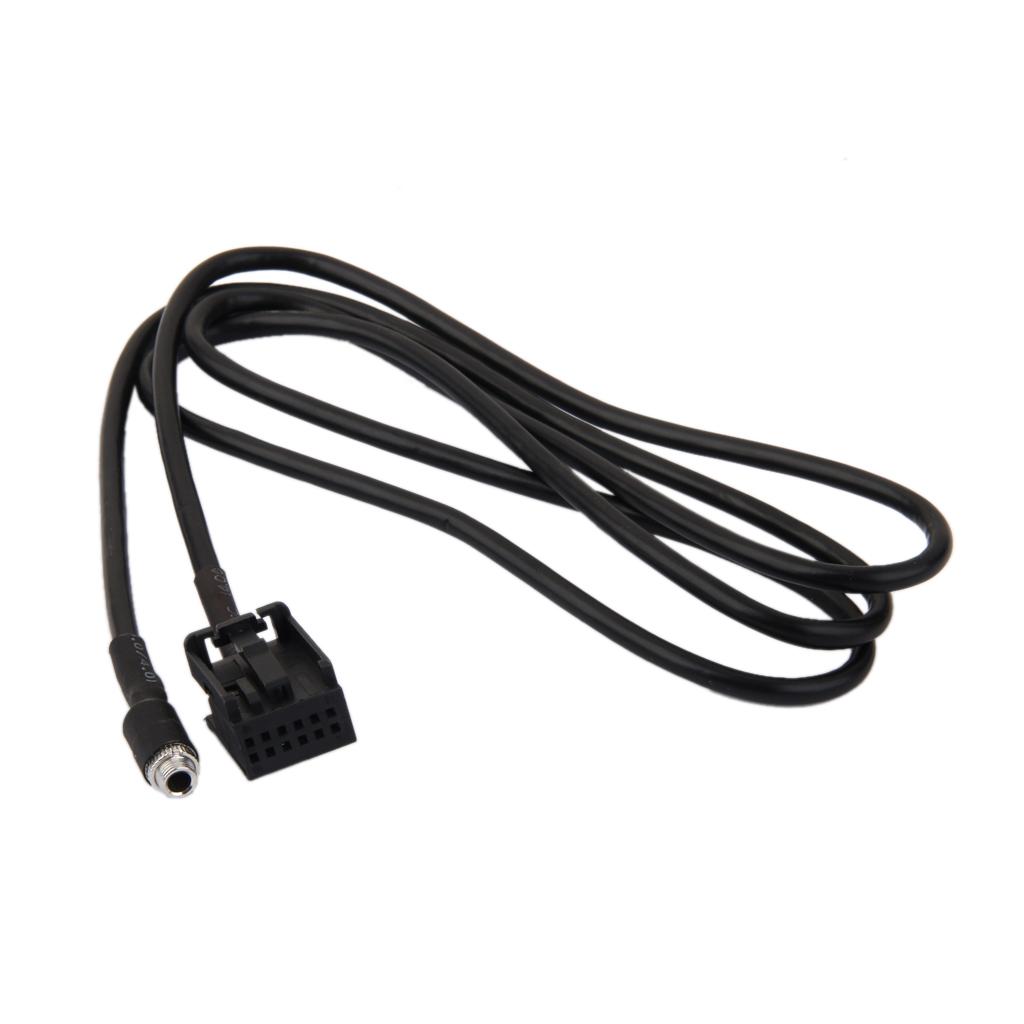 Music 3.5mm Female Jack Car USB Aux-in Adapter Cable FOR 2003-08 BMW E85/E86