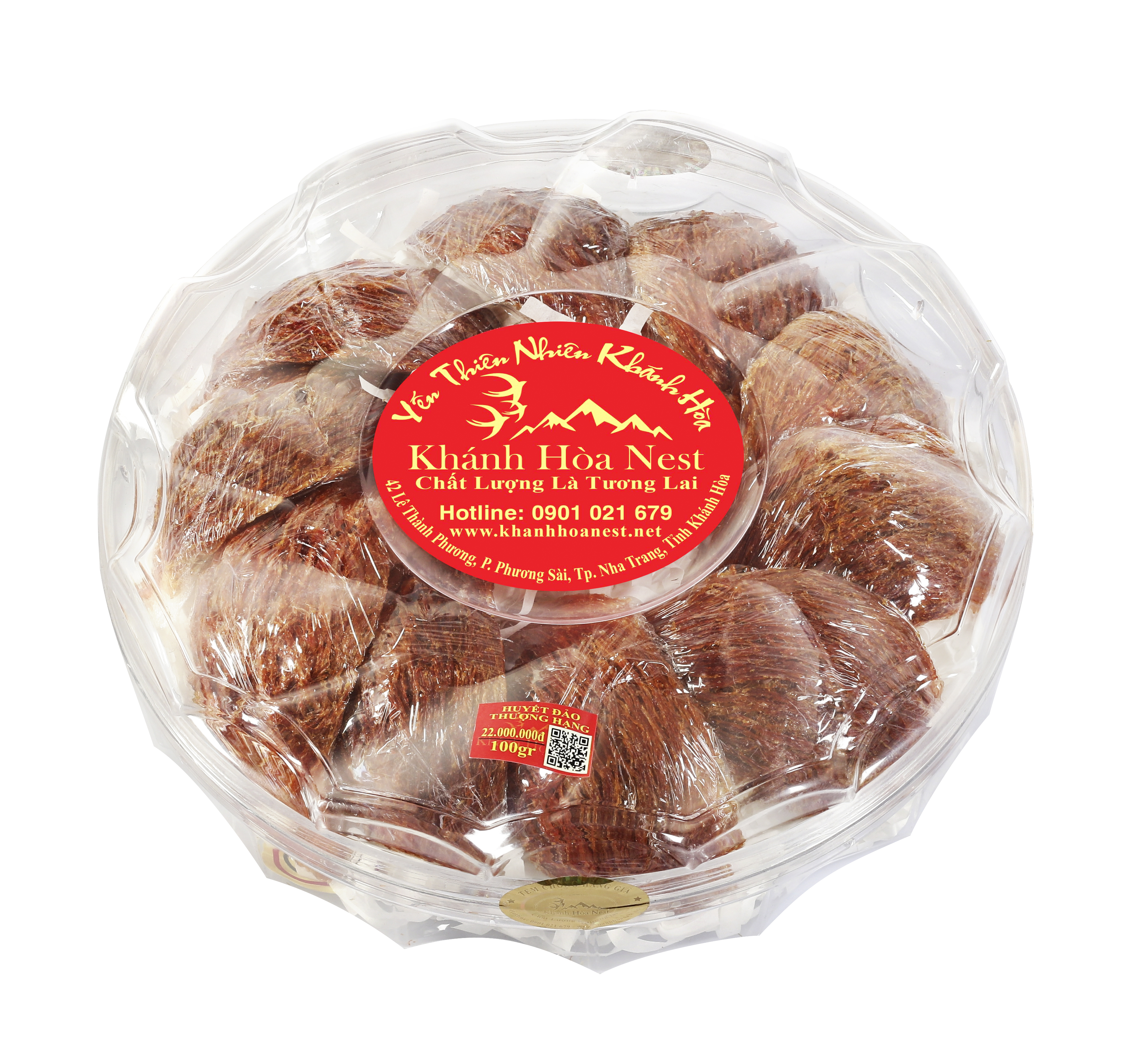 Yến Huyết Đảo Thượng Hạng Khánh Hòa Nest - 100g