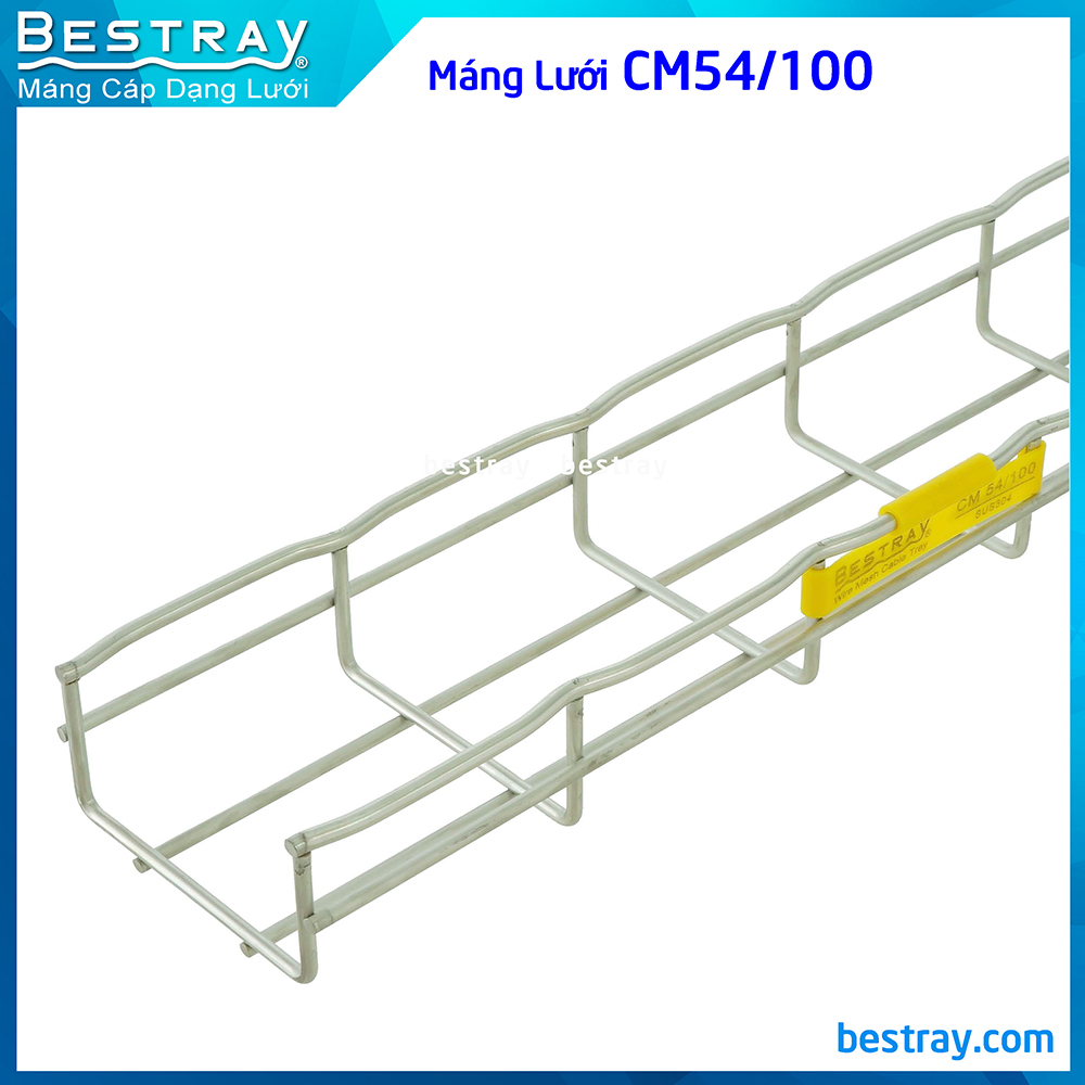 Máng Cáp Dạng Lưới Inox 304 - Thép | Các Loại Máng Lưới Bestray| Mã SP CM54