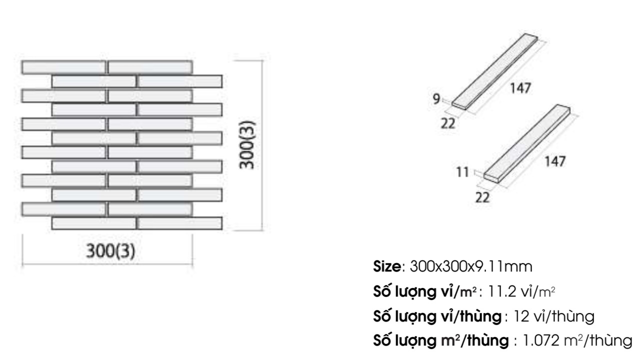Gạch Nhật Bản: Chorus