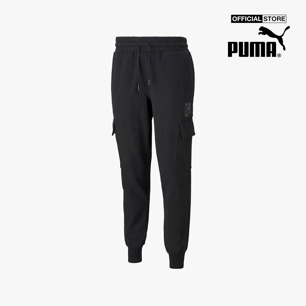 PUMA - Quần jogger thể thao nam bo gấu Booster Basketball 532124