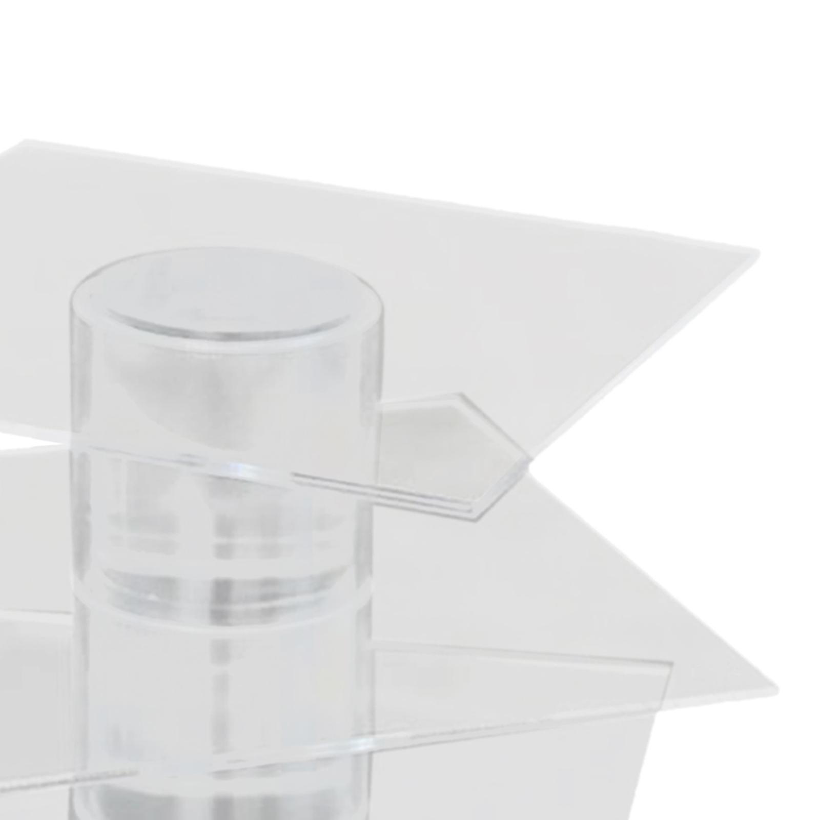 Acrylic Cake Stand 3 Tier Flower Organizer for Wedding Thanksgiving Birthday
