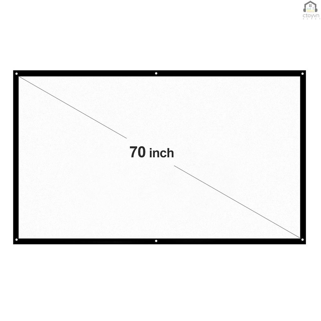 Màn hình máy chiếu H70 70'' HD 16:9 70 Inch có thể gấp gọn tiện dụng