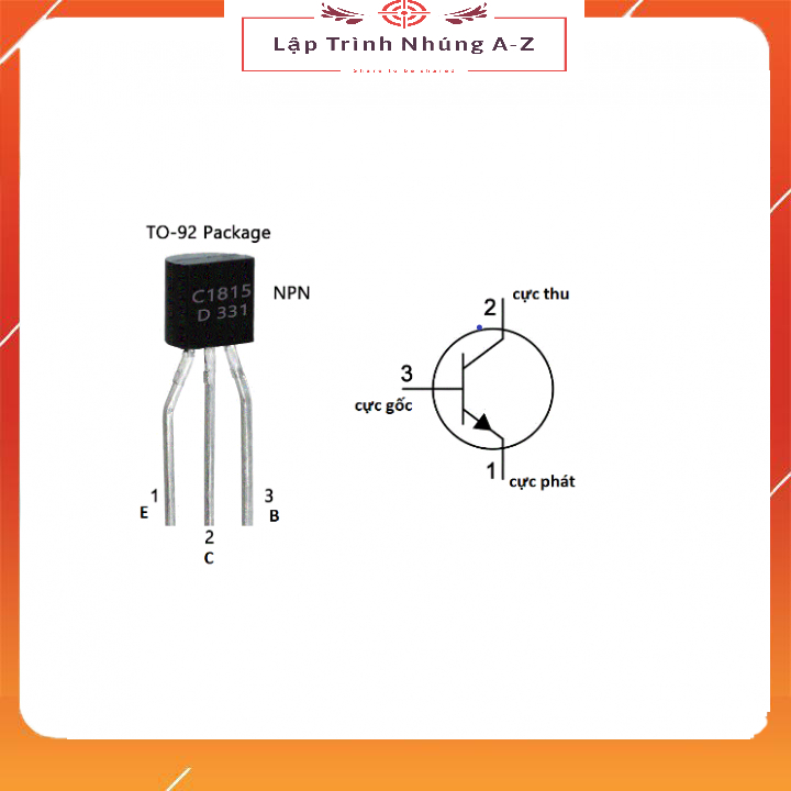 [Lập Trình Nhúng A-Z][84] Gói 10 Con C1815 NPN 60V 0.15A 0.4W 8MHZ TO-92