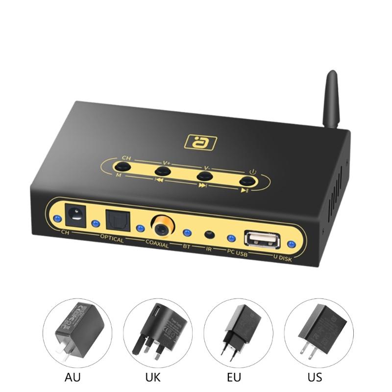 Bộ chuyển đổi đầu thu tương thích Bluetooth DA720 5.1Ch Hỗ trợ DTS AC3 cho Bộ khuếch đại tai nghe máy tính xách tay