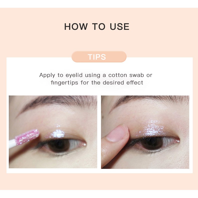 JUDYDOLL Nhũ mắt nước Liquid Eyeshadow Chống nước Lâu trôi Tự nhiên 2,5g