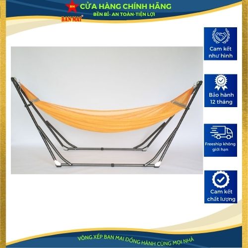 Bộ võng xếp BAN MAI: sơn tĩnh điện và lưới thép số 9