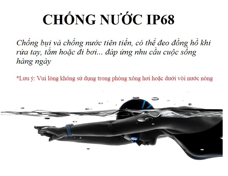 Đồng Hồ Thông Minh Chống Nước Đo Thân Nhiệt, Nhịp Tim, Huyết Áp OSM1577 - Hàng Nhập Khẩu