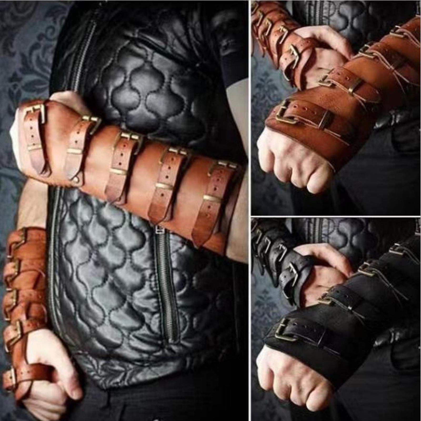 Archery Leather Arm Guard Outdoor Recurve Bow Shooting Accessory