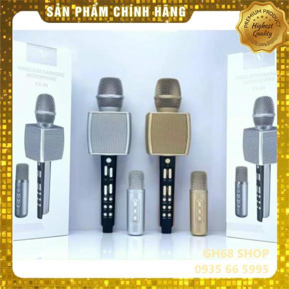 Loa mic bluetooth YS98 là dòng Micro Karaoke Bluetooth cao cấp tích hợp loa Bass không dây-Kèm 1 Mic hát song ca