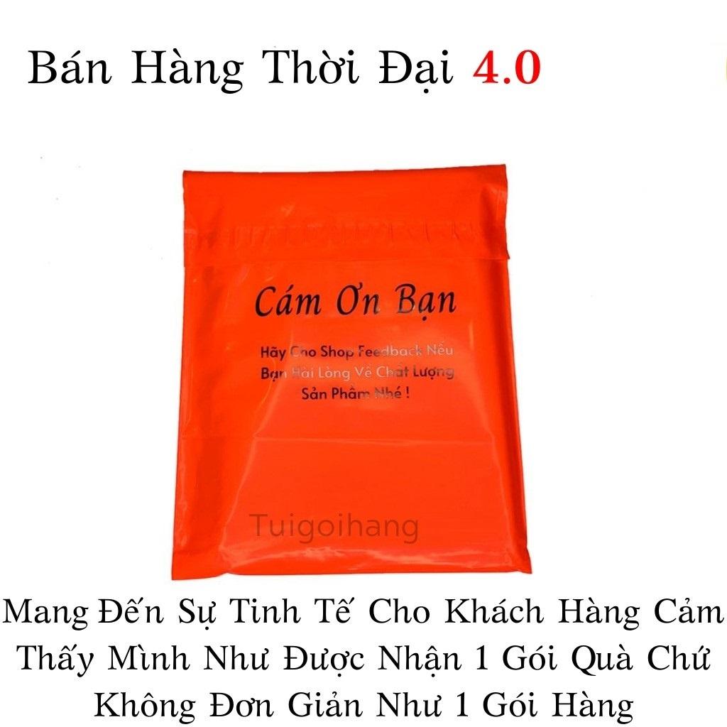 Túi Gói Hàng Túi Đóng Hàng In Sẳn Thiệp Thank You Size 30x42 Màu Đỏ 100 túi