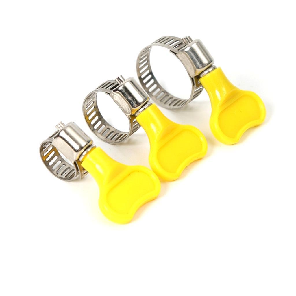 60Piece Tube Clamp Fit Tube O.D Handle Clamp Stainless Steel Hose