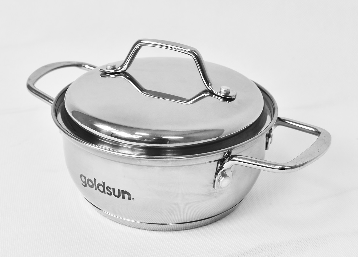 Nồi inox 3 đáy Goldsun F16 GE1204 - Hàng Việt Nam chính hãng