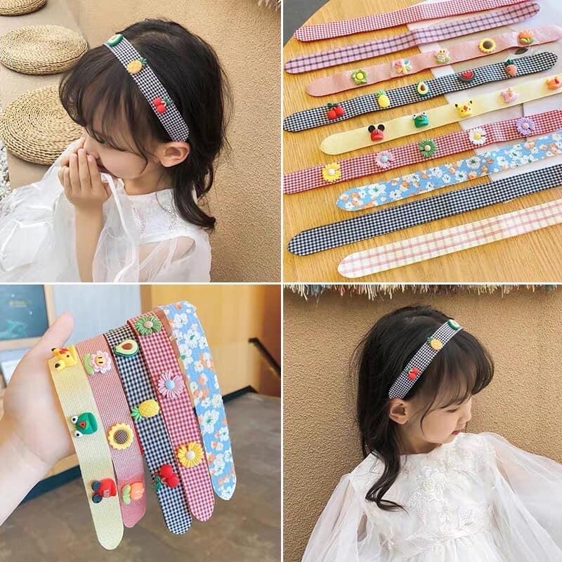 Bờm tóc dán gấp gọn cho bé gái siêu xinh