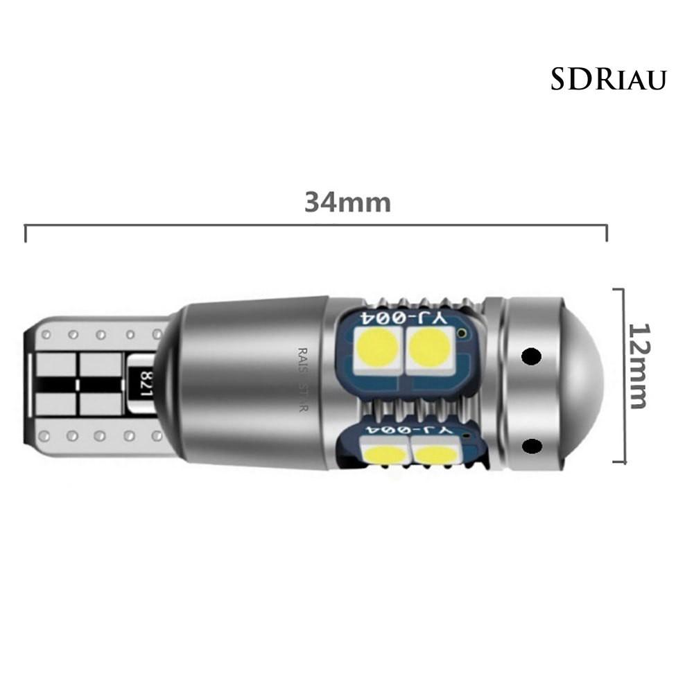 Set 2 Đèn Led T10 W5W Gắn Đuôi Xe Ô Tô