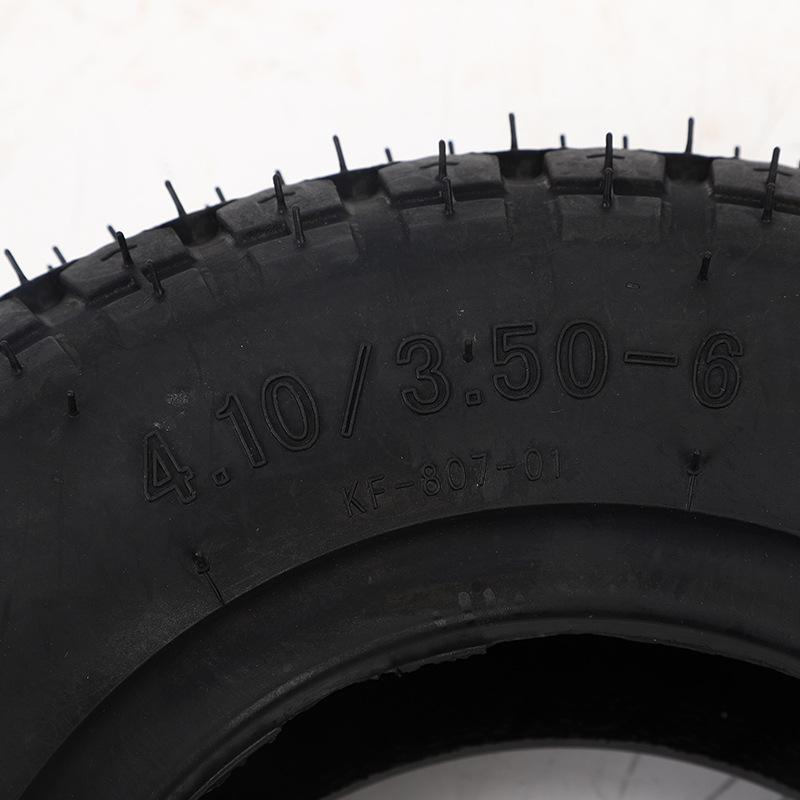 Bán hàng trực tiếp tại nhà máy 4,10 / 3,50-6 90 / 90-6 Lốp xe ô tô đã sửa đổi 6 inch Color: tube and outer tire