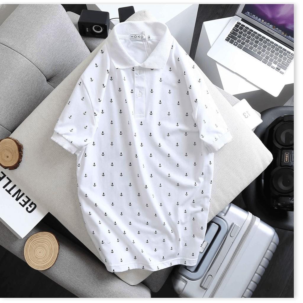 ÁO THUN CỔ TRỤ NAM ĐƯỢC THIẾT KẾ HỌA TIẾT TRÊN ÁO SIÊU SANG LANA FASHION