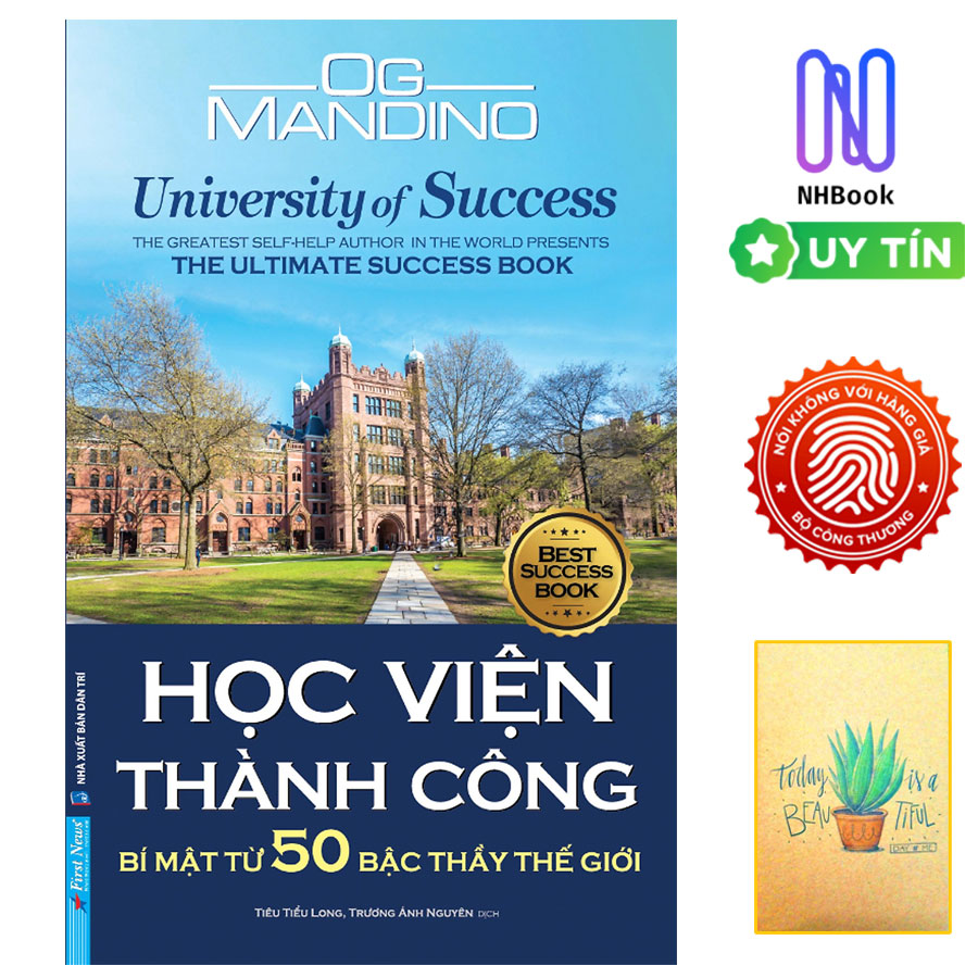 Sách - Học Viện Thành Công- First New- Og Mandino- Bìa mềm