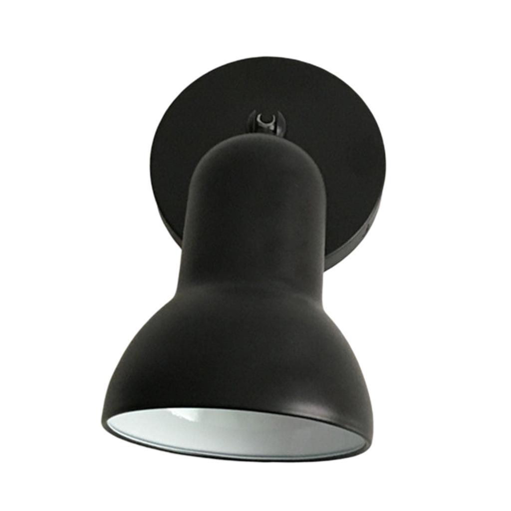 Wall lamp Wall/Ceiling Light Decorative Adjustable Light Bulb Holder Black