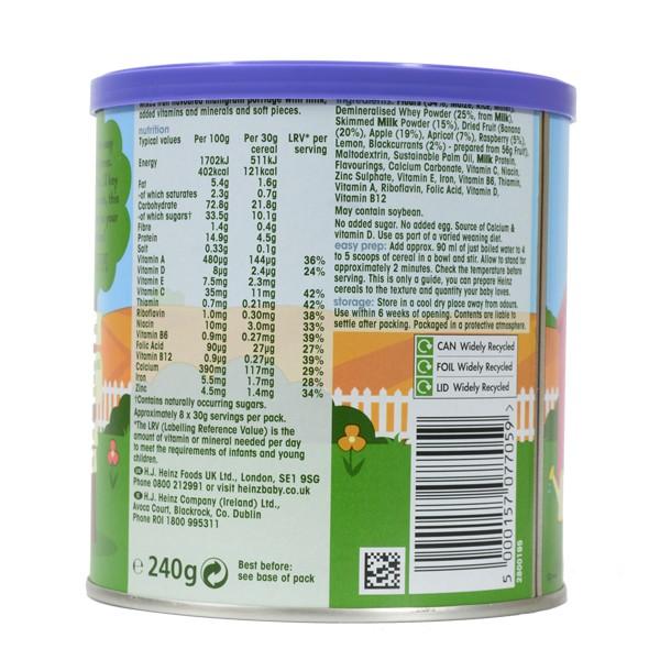 Bột Cháo Trái Cây Mùa Hè HEINZ 240g 