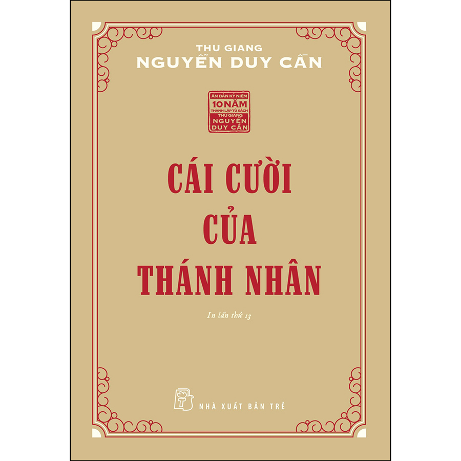 Cái Cười Của Thánh Nhân (Ts Thu Giang)(Tái Bản)