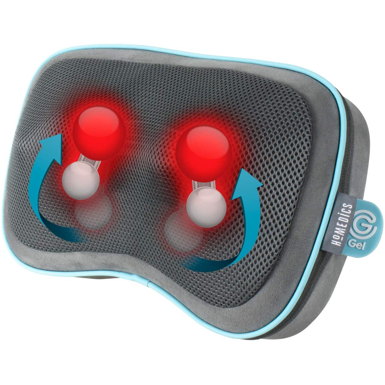 Gối massage shiatsu 3D dùng pin sạc công nghệ GEL HoMedics GST-550HRC-EU