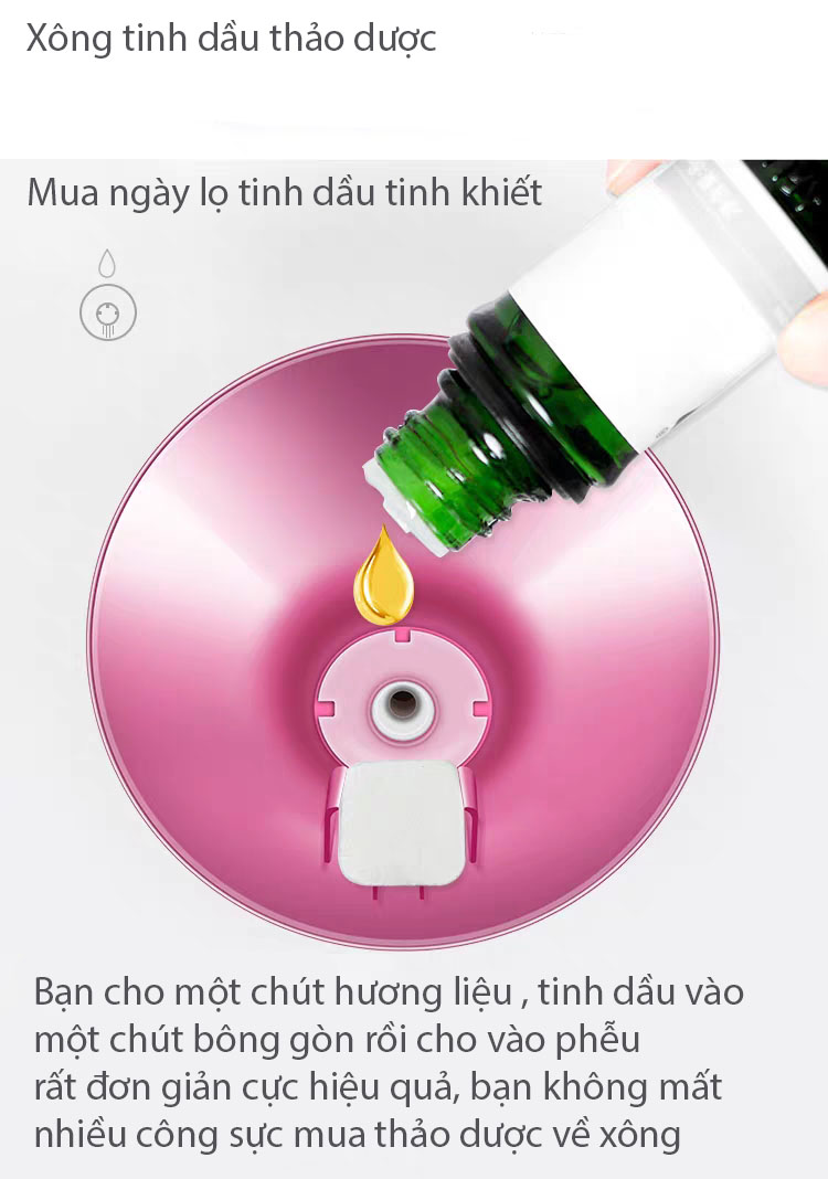 Máy xông hơi mặt KD2331A tặng bút massage mắt ( hàng nhập khẩu )