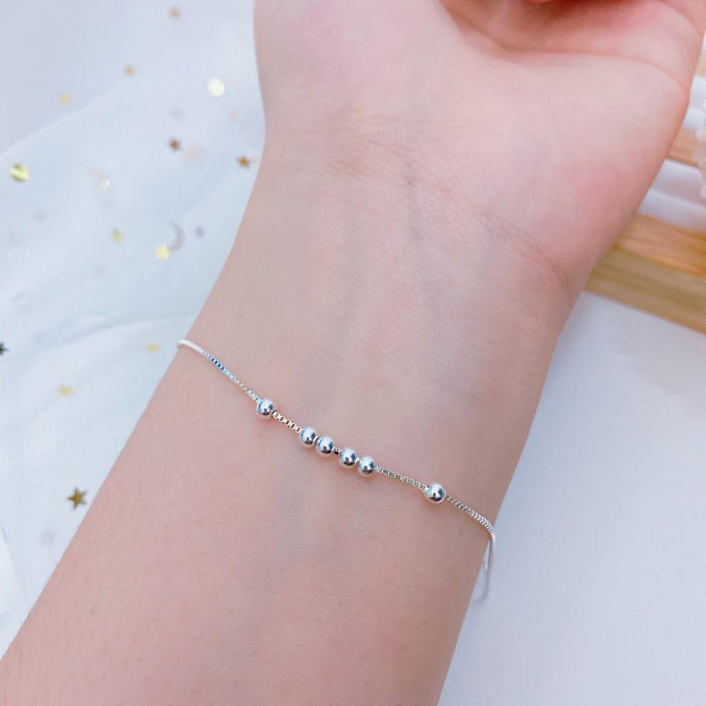 Lắc tay bibi silver - lắc tay s925 bạc cao cấp - lắc tay bi -
